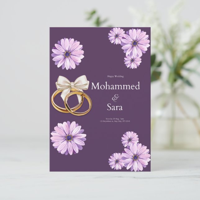 The Wedding Invitation  (Standing Front)
