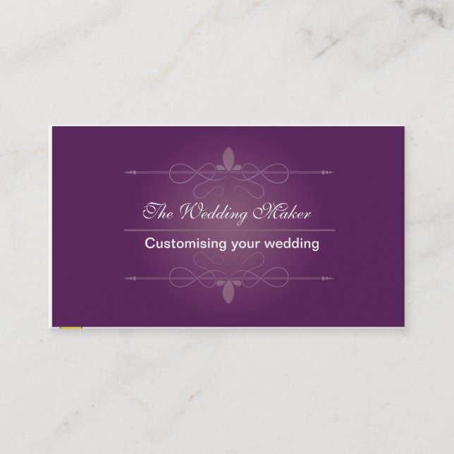 The Wedding Maker Business Card (Front)