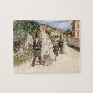 The Wedding March by Robinson, Vintage Newlyweds Jigsaw Puzzle
