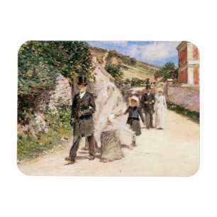 The Wedding March by Robinson, Vintage Newlyweds Magnet