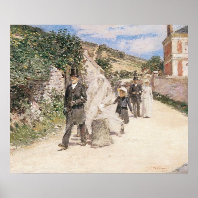 The Wedding March by Robinson, Vintage Newlyweds Poster (Front)