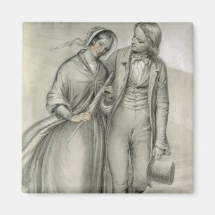 The Wedding Morning - The departure, c.1846 Magnet