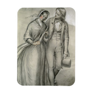 The Wedding Morning - The departure, c.1846 Magnet