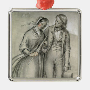 The Wedding Morning - The departure, c.1846 Metal Tree Decoration