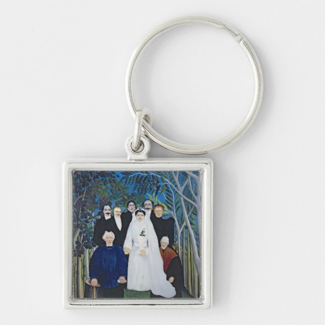 The wedding party, c.1905 key ring (Front)