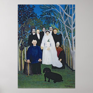The wedding party, c.1905 poster