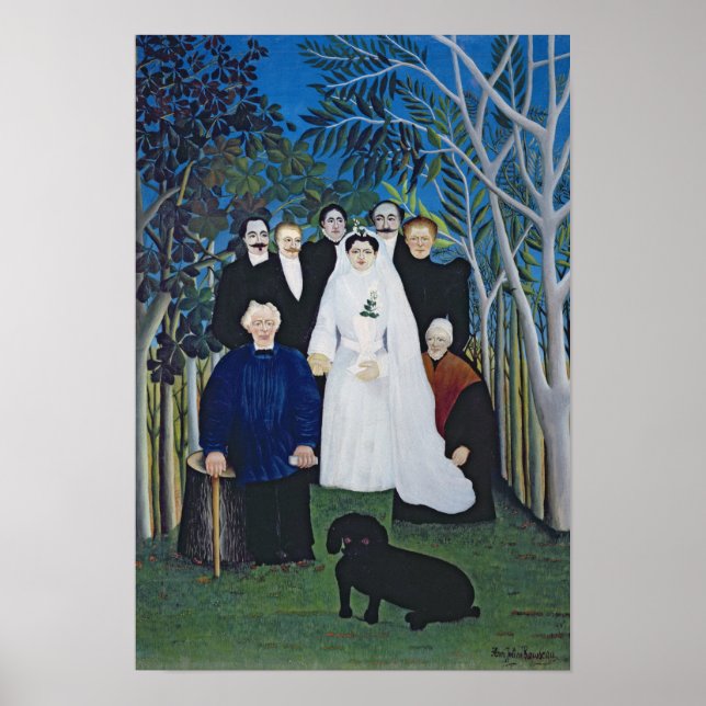 The wedding party, c.1905 poster (Front)