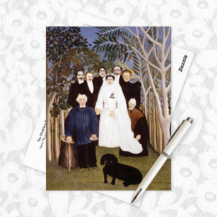 The Wedding Party Henri Rousseau Postcard