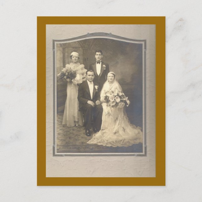 The Wedding Party Postcard (Front)