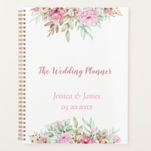 The Wedding Planner, Elegant Floral Sophisticated Planner