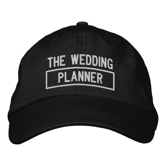 The Wedding Planner Headline Embroidery Embroidered Hat (Front)