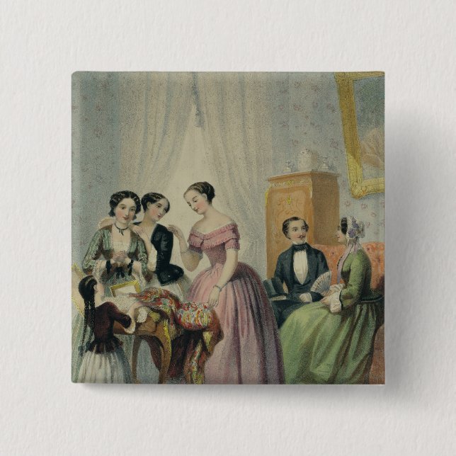 The Wedding Presents 15 Cm Square Badge (Front)