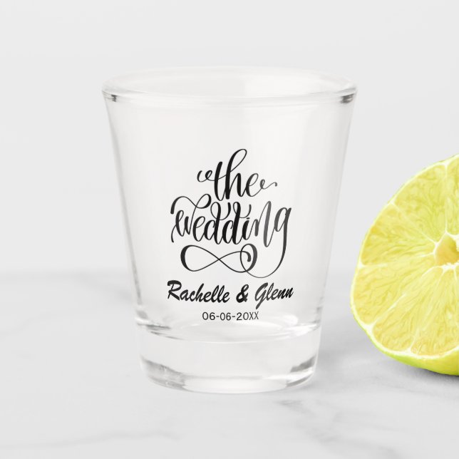 The Wedding, Wedding Shot Glass (Front)