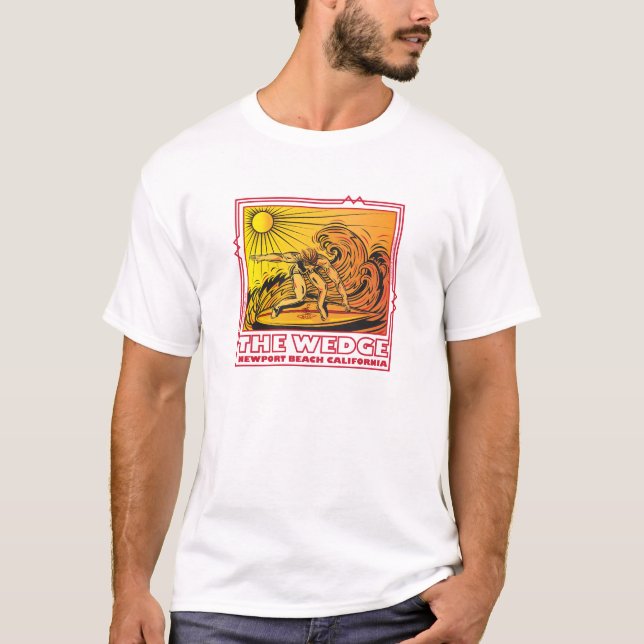 THE WEDGE CALIFORNIA SURFING T-Shirt (Front)