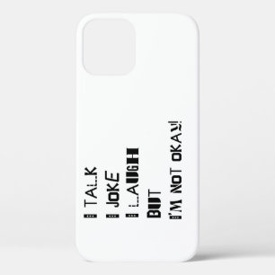 The Weight of Laughter – Mental Health Awareness iPhone 12 Case