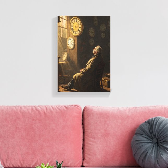 The Weight of Time Canvas Print (Insitu(LivingRoom))