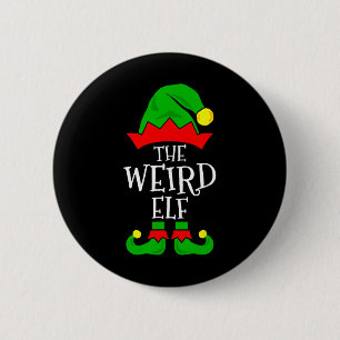 The Weird Elf Funny Matching Family Group Christma 6 Cm Round Badge