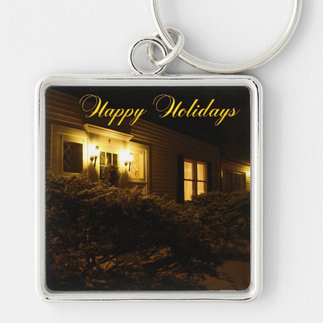 The Welcoming Warmth of Home Key Ring (Front)