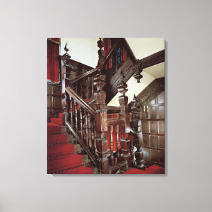 The Well staircase, c.1600 Canvas Print