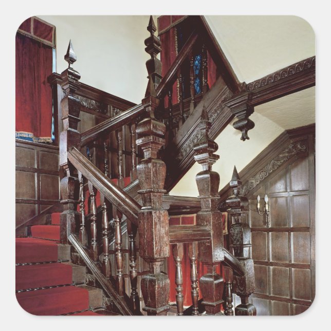 The Well staircase, c.1600 Square Sticker (Front)