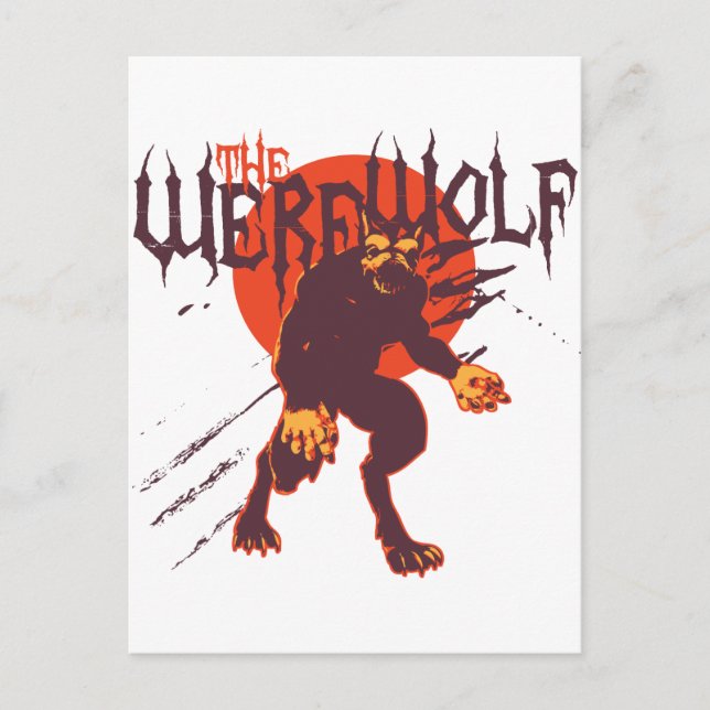 The Werewolf: Lycan Postcard (Front)