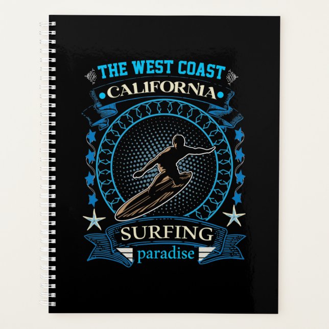 The West Coast. California Paradise Planner (Front)