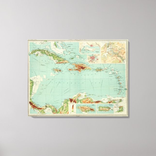 The West Indies 2 Canvas Print (Front)