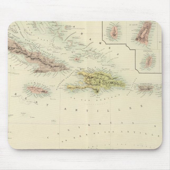 The West Indies Mouse Pad (Front)