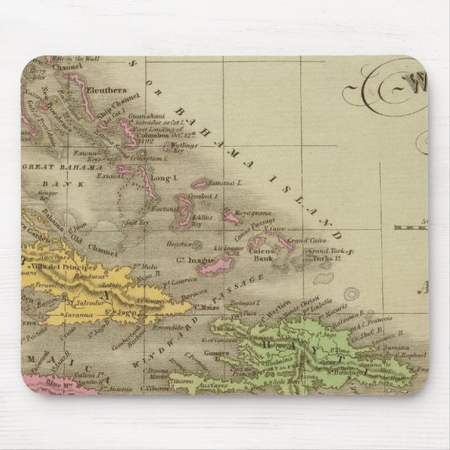 The West Indies Mouse Pad (Front)