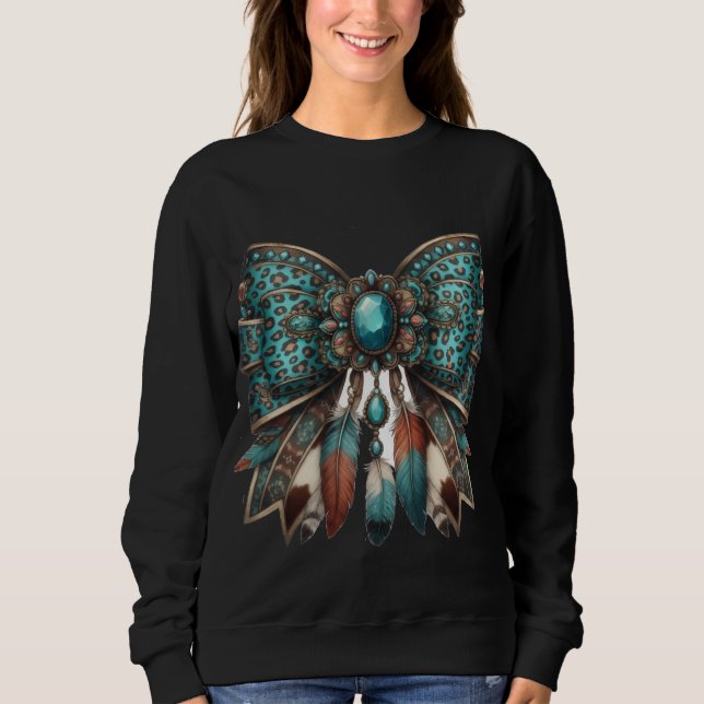 the western bow style sweatshirt (Front)