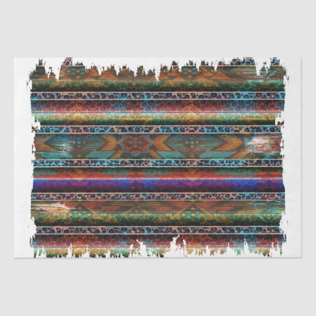 The Western Series Design 11 Tissue Paper (Front)