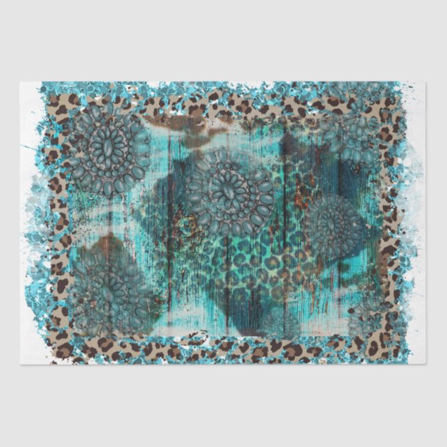 The Western Series Design 32 Tissue Paper (Front)