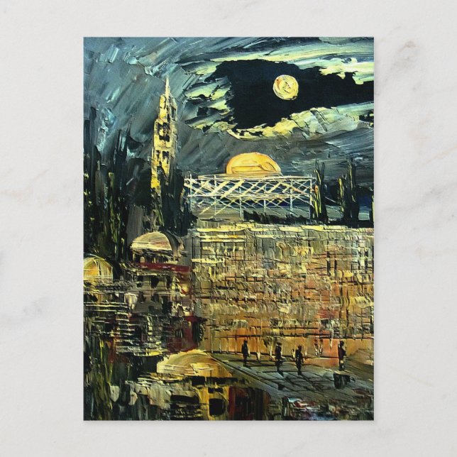 The Western Wall in Jerusalem Postcard (Front)