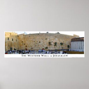 The Western Wall In Jerusalem Poster