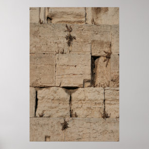 The Western Wall, Jerusalem Poster
