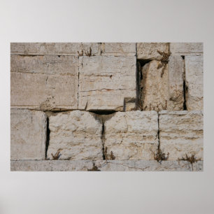 The Western Wall, Jerusalem Poster