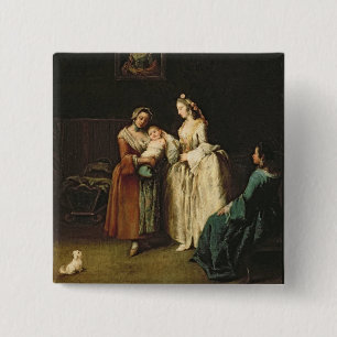 The Wet-Nurse 15 Cm Square Badge