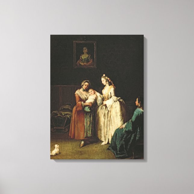 The Wet-Nurse Canvas Print (Front)