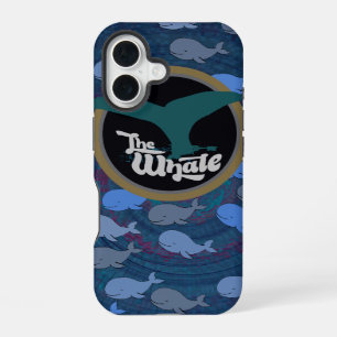 the whale awesome pattern iPhone 16 case