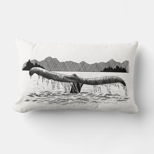The Whale's Tail Lumbar Cushion (Front)