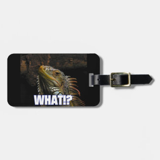 The What!? Iguana Luggage Tag