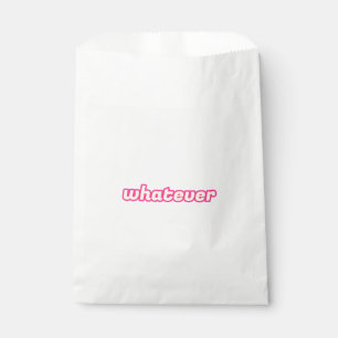 The 'Whatever' Art Favour Bags
