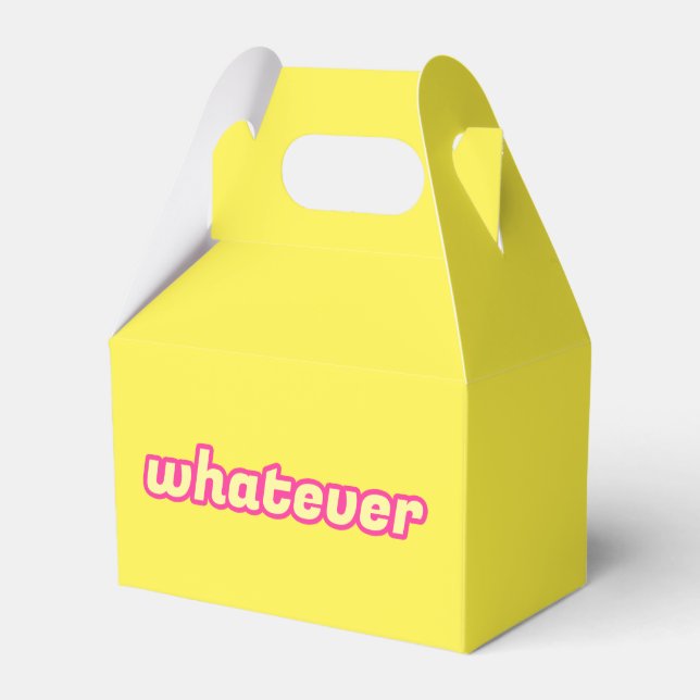 The 'Whatever' Art Favour Box (Front Side)