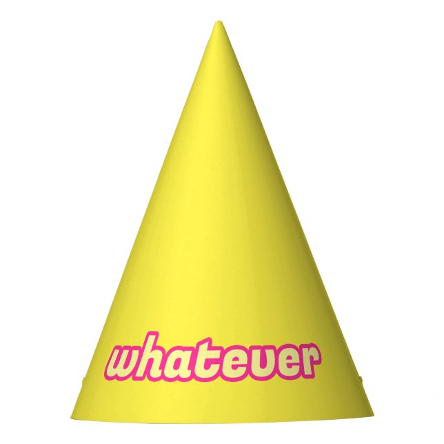 The 'Whatever' Art Party Hat (Front)