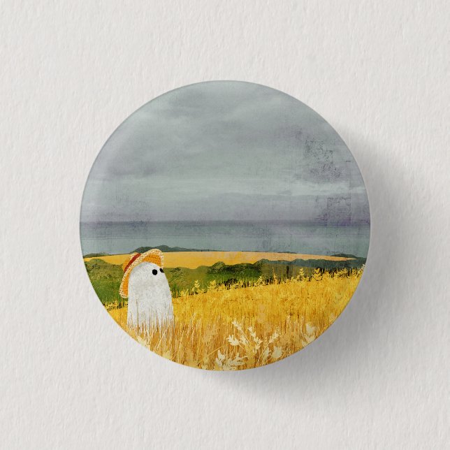 The Wheatfield 3 Cm Round Badge (Front)