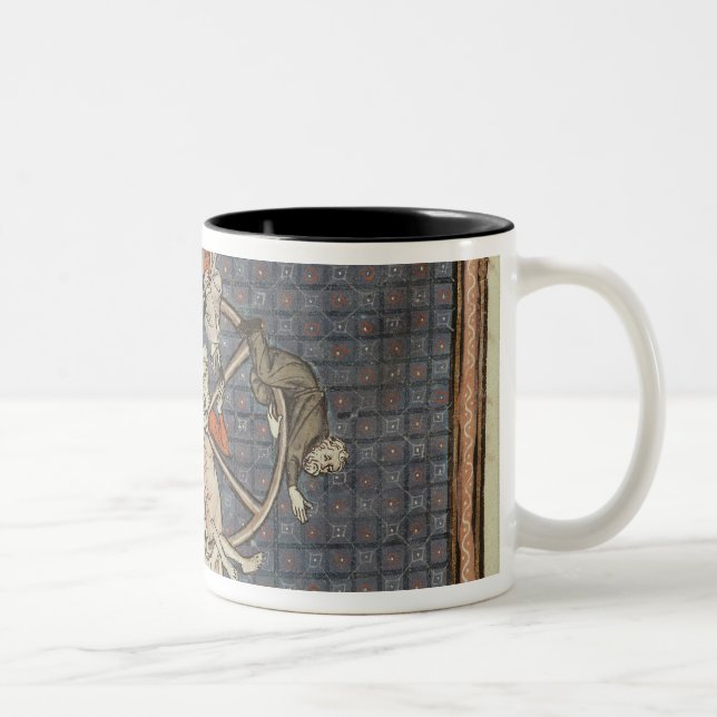 The Wheel of Fortune, from Ovide Moralise Two-Tone Coffee Mug (Right)