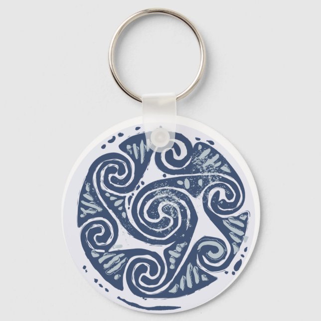 The Wheel of Taranis Key Ring (Front)