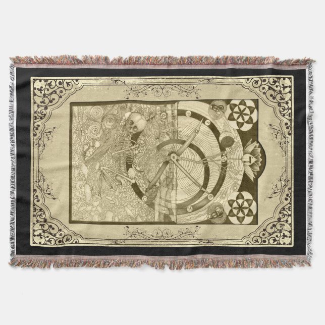 The wheel of time throw blanket (Front)