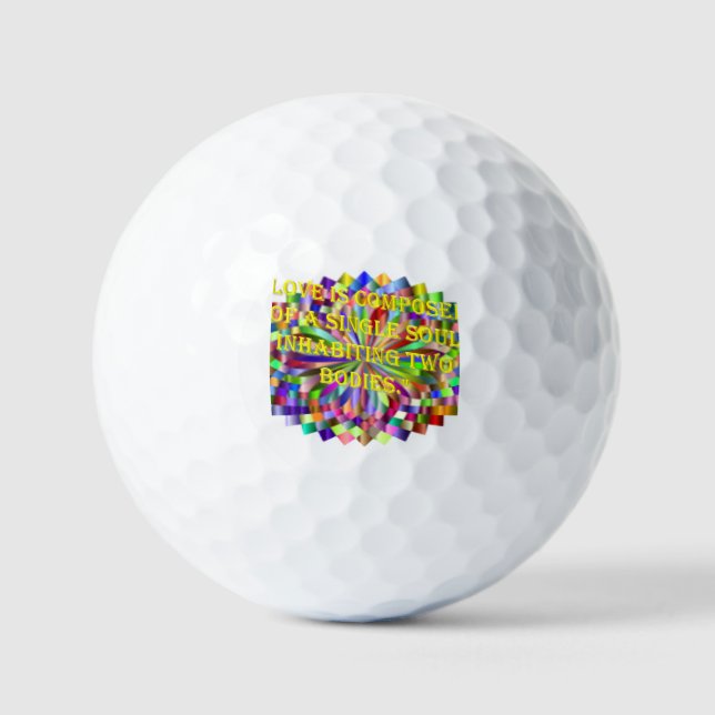 The "Where" of the Quote Golf Balls (Front)