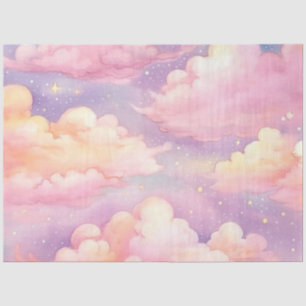 The Whimsical Pastel Cloud Series Design 10 Tissue Paper